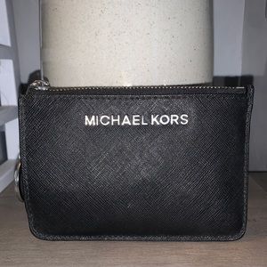 Michael Kors | Black Coin Purse Wallet